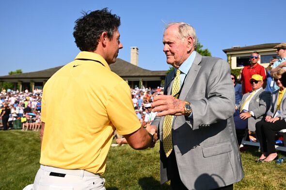 Rory McIlroy and Jack Nicklaus