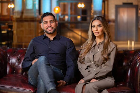 Amir Khan and Faryal Makhdoom