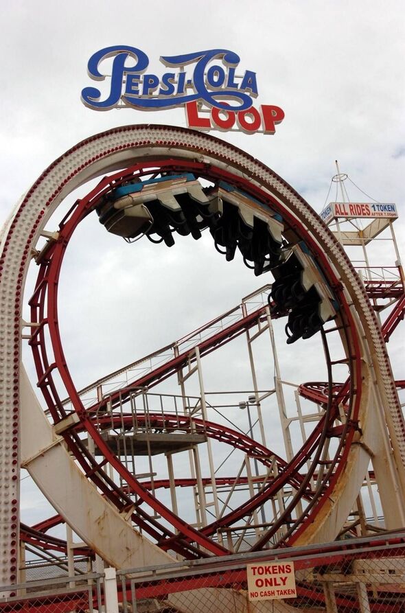The famous Pepsi-Cola Loop at Rhyl Ocean Beach Funfair