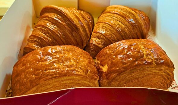 Picture of the box of pastries