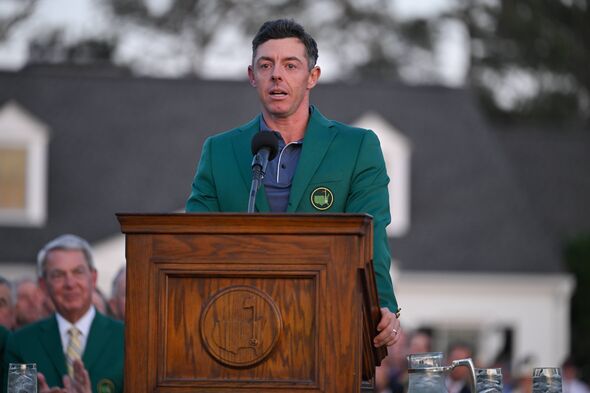 Rory McIlroy speaks as Masters winner