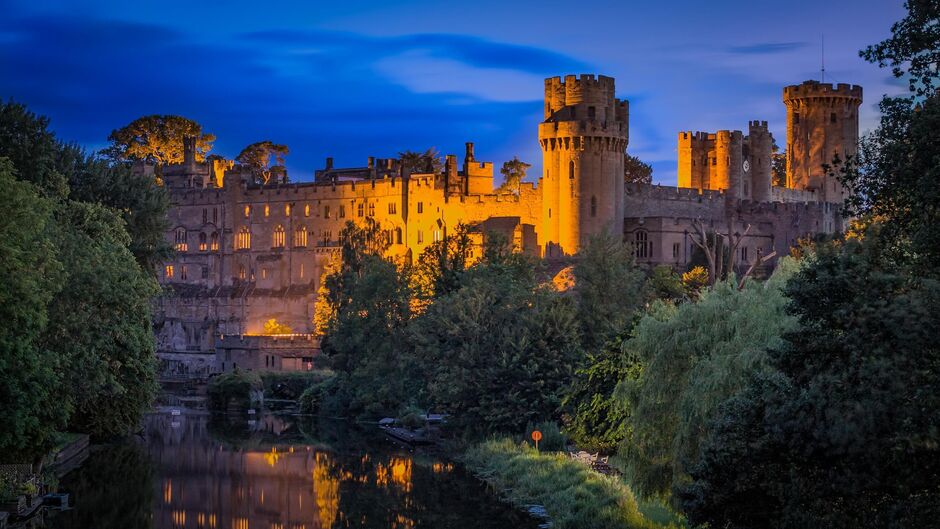 Warwick Castle in Warwick, England.
