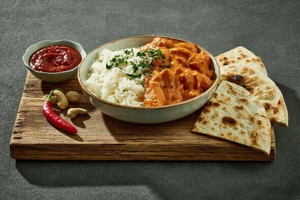 bowl of Chicken Tikka Masala with Rice