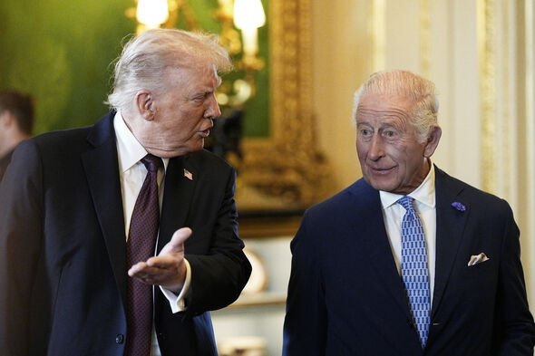 king charles and trump