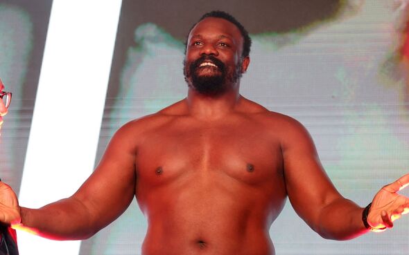 Chisora reacts