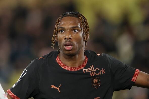 Jeremy Jacquet of Stade Rennais looks on during the Ligue 1 McDonald's match between AS Monaco FC and Stade Rennais FC