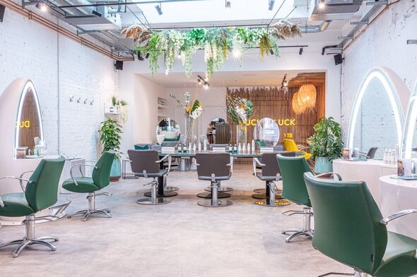 A modern hair salon