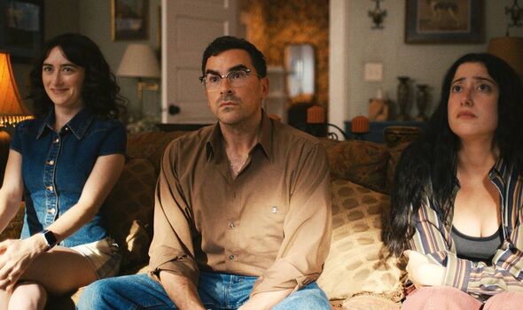 Abby Quinn, Dan Levy and Taylor Ortega