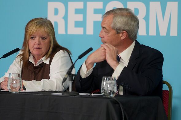 Reform UK leader Nigel Farage Holds Press Conference In Warwickshire