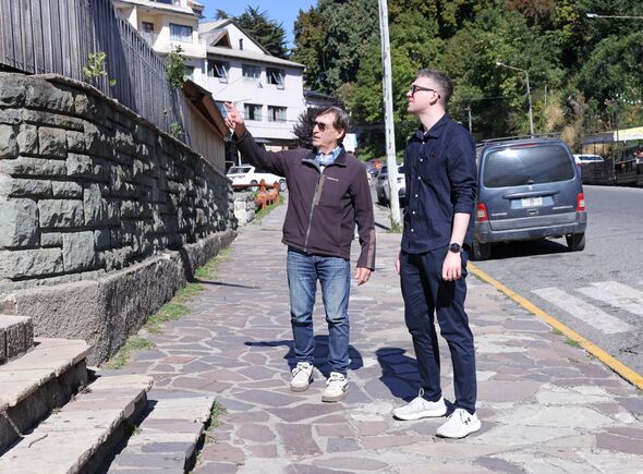 REPORTER ADAM TOMS AND ‘NAZI WALK’ AUTHOR ABEL BASTI Owner Des