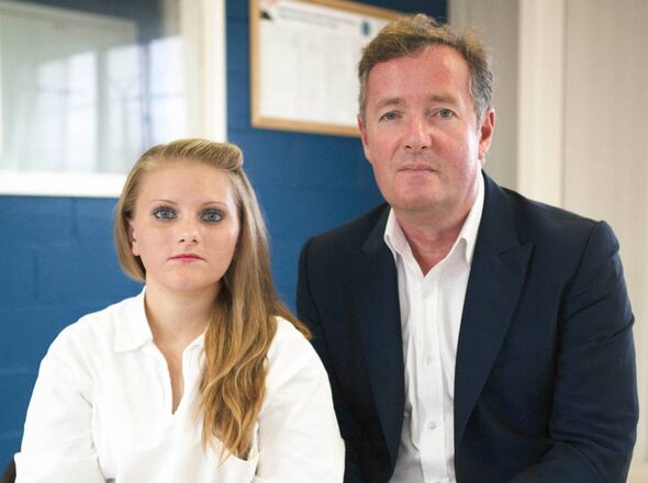 Undated ITV Handout Photo from KILLER WOMEN WITH PIERS MORGAN. Pictured: Piers Morgan and Erin Caffey. See PA Feature TV Morgan.