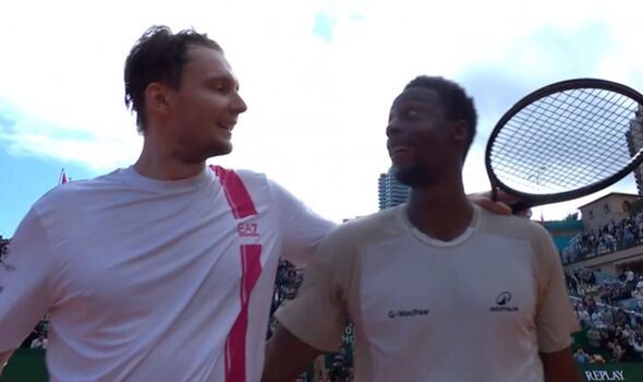 Alexander Bublik Gael Monfils Monte Carlo Masters