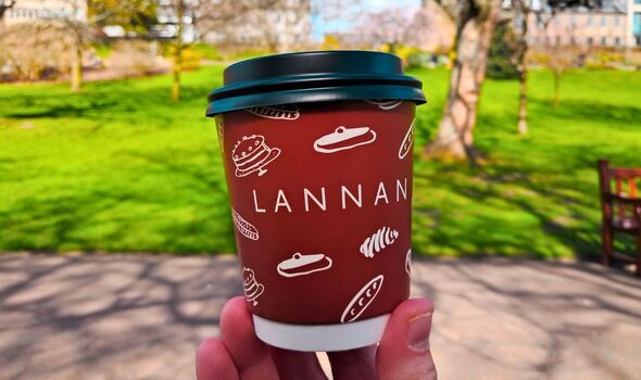 Picture of the hot chocolate from Lannan