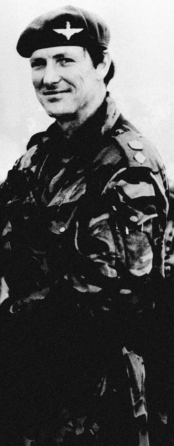 Black and white photo of Colonel