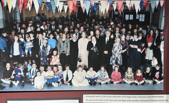 Photo of the Biggs family in 1992