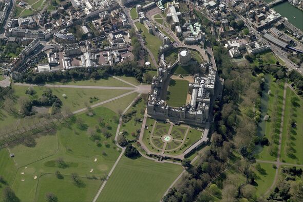 Aerial View Of Windsor Castle, Windsor