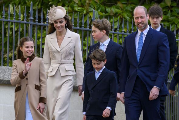 British Royal Family attend Easter Sunday Service at Windsor Castle