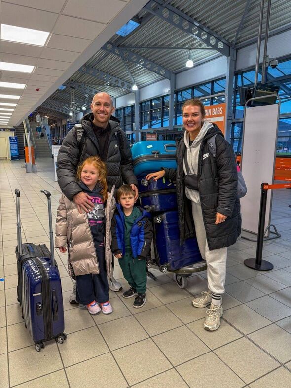 Jordan and Ray and their kids