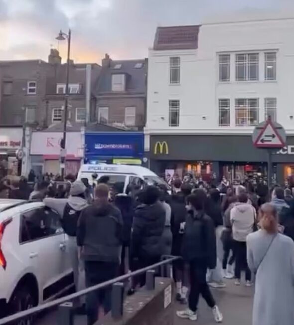 Youths taking over the streets in London