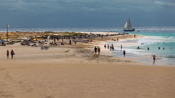 Beach in Cape Verde.