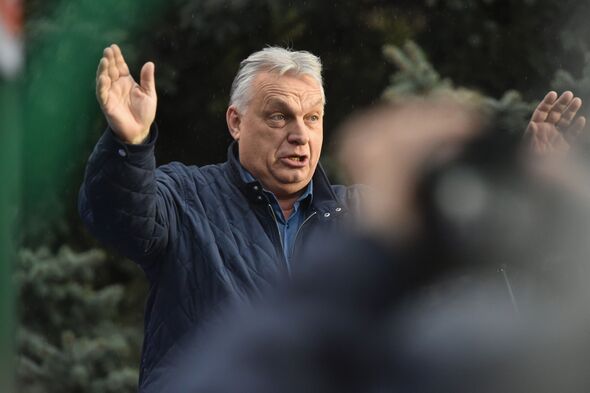 Hungary's Viktor Orban Holds Major Campaign Rally In Pecel Ahead Of Election