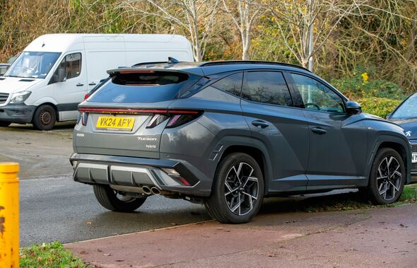 Car parked on dropped kerb