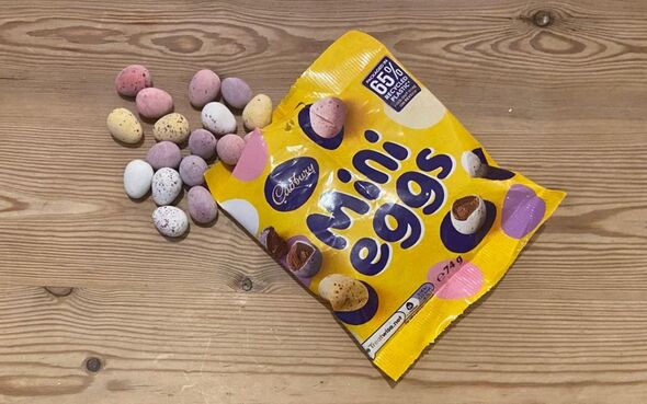 Cadbury mini eggs