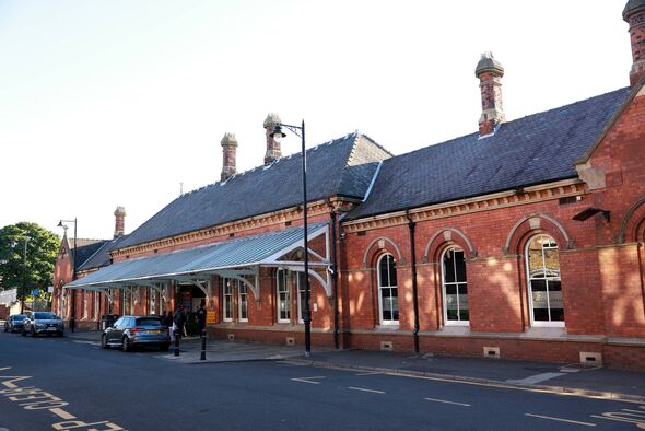 General view of Tynemouth Metro Station.
