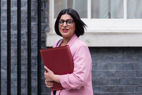 Home Secretary Shabana Mahmood in Downing Street
