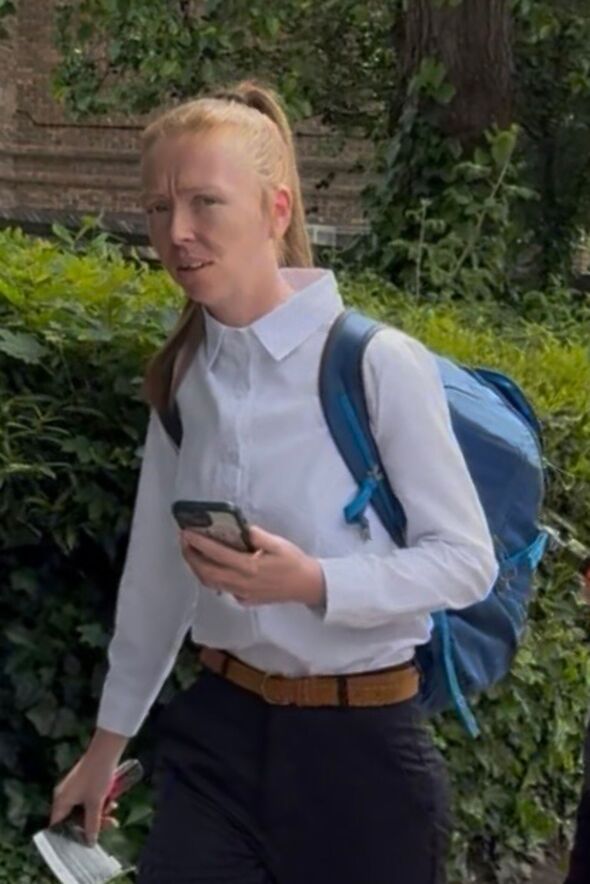 Harrison arrives at court