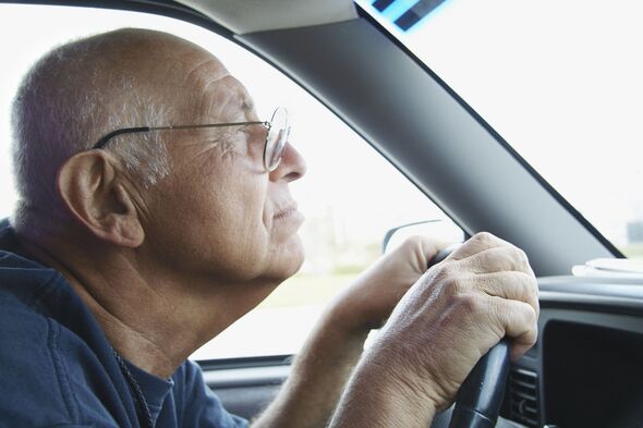 Senior Man Driving