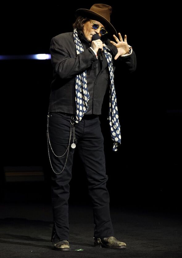 depp speaking