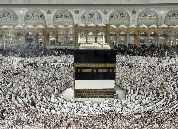 Muslim pilgrims visit the holy sites ahead of the Hajj pilgrimage in Mecca