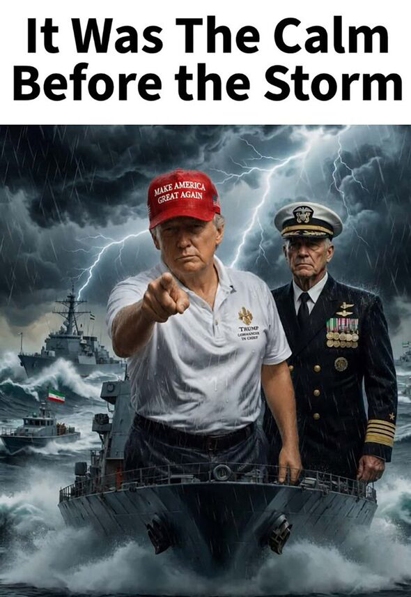 Donald Trump in a AI-generated image