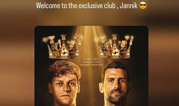 Djokovic has sent a message to Sinner