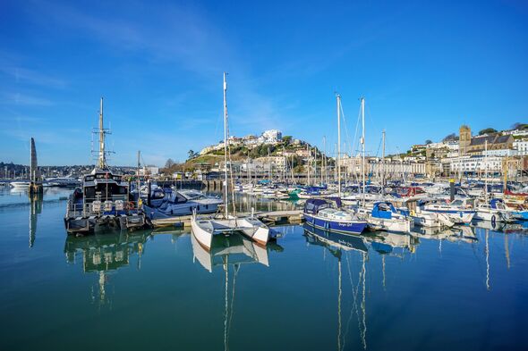 Boats in Torquay Inner Harbour