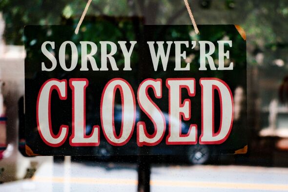 "Sorry We're Closed