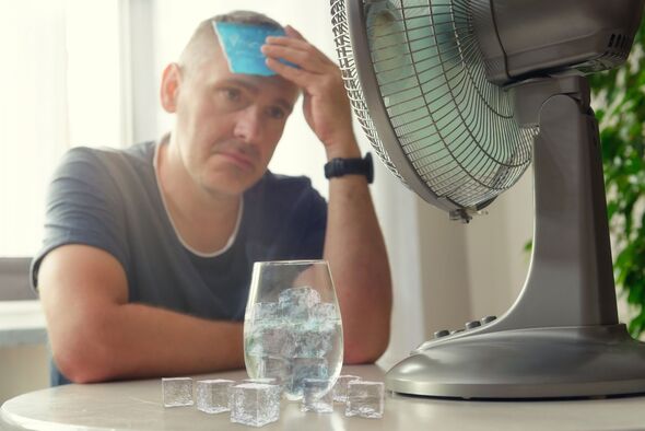 Man suffers from heat at home