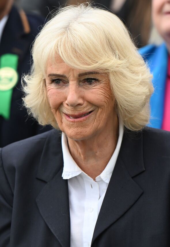 Queen Camilla Attends The Badminton Horse Trials