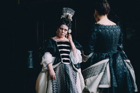Olivia Colman in the film THE FAVOURITE
