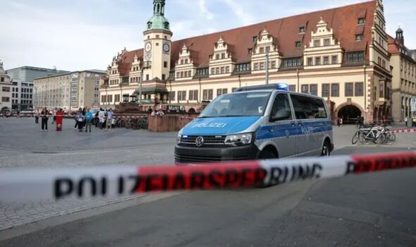 Several police cordons have been erected