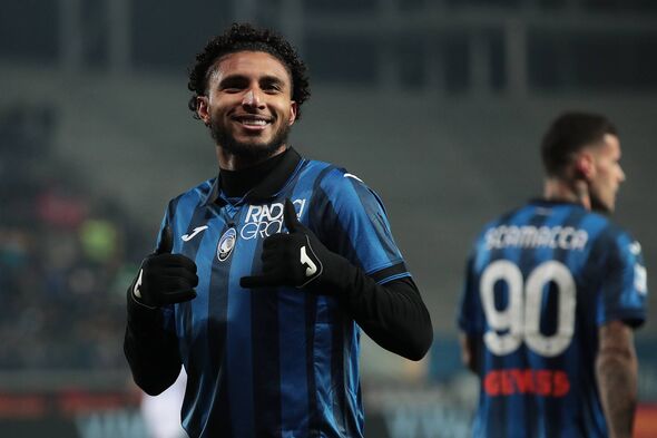 Ederson of Atalanta BC celebrates