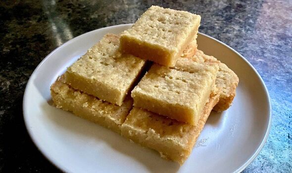 Homemade shortbread