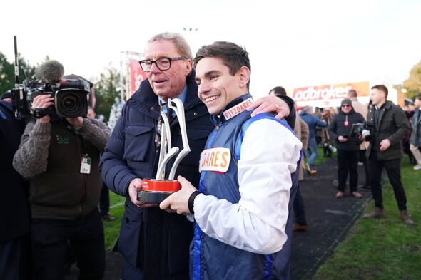 Ben Jones (right) celebrates with Harry Redknapp