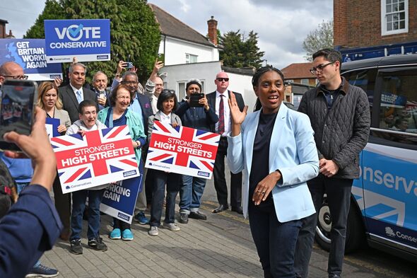 Kemi Badenoch Concludes Local Election Campaigning With Taxi Ride Across London