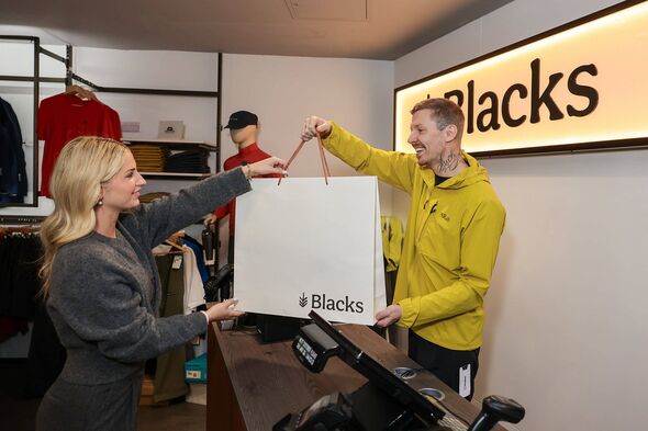 Professor Green inside Blacks