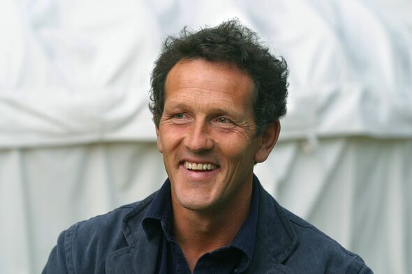 British television presenter and gardener Monty Don, with his wife Sarah, pictured at the Edinburgh International Book Festival,
