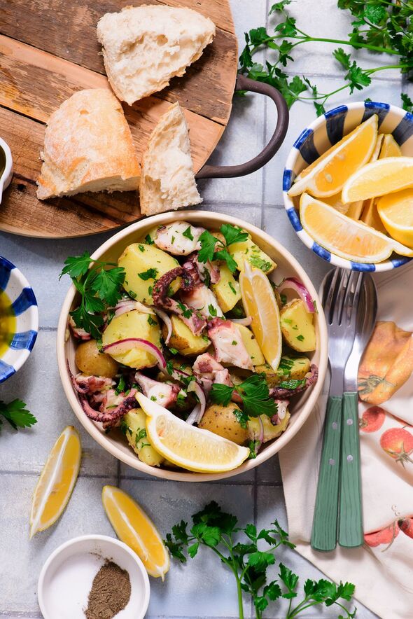 Potato salad in bowl
