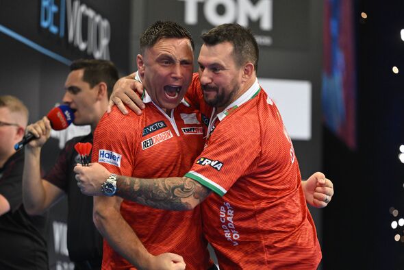 Jonny Clayton and Gerwyn Price