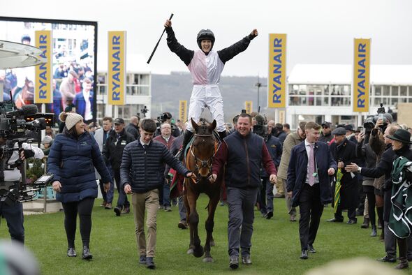 Blackmore at the Cheltenham racing festival 2025
